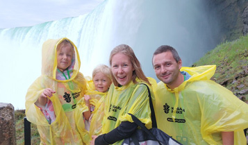 Journey Behind the Falls on the adventure tour